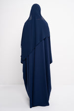 Butterfly Zip Abaya in Blue - Detail View | CO-VRD