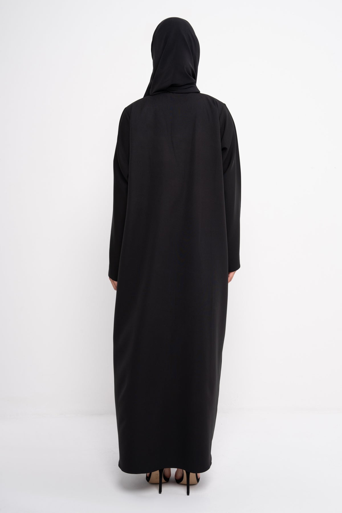 Blazer Abaya in Black - View 5 | CO-VRD