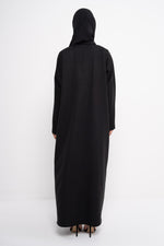 Blazer Abaya in Black - View 5 | CO-VRD