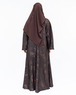 Brown Flare Abaya and Hijab - Limited Edition