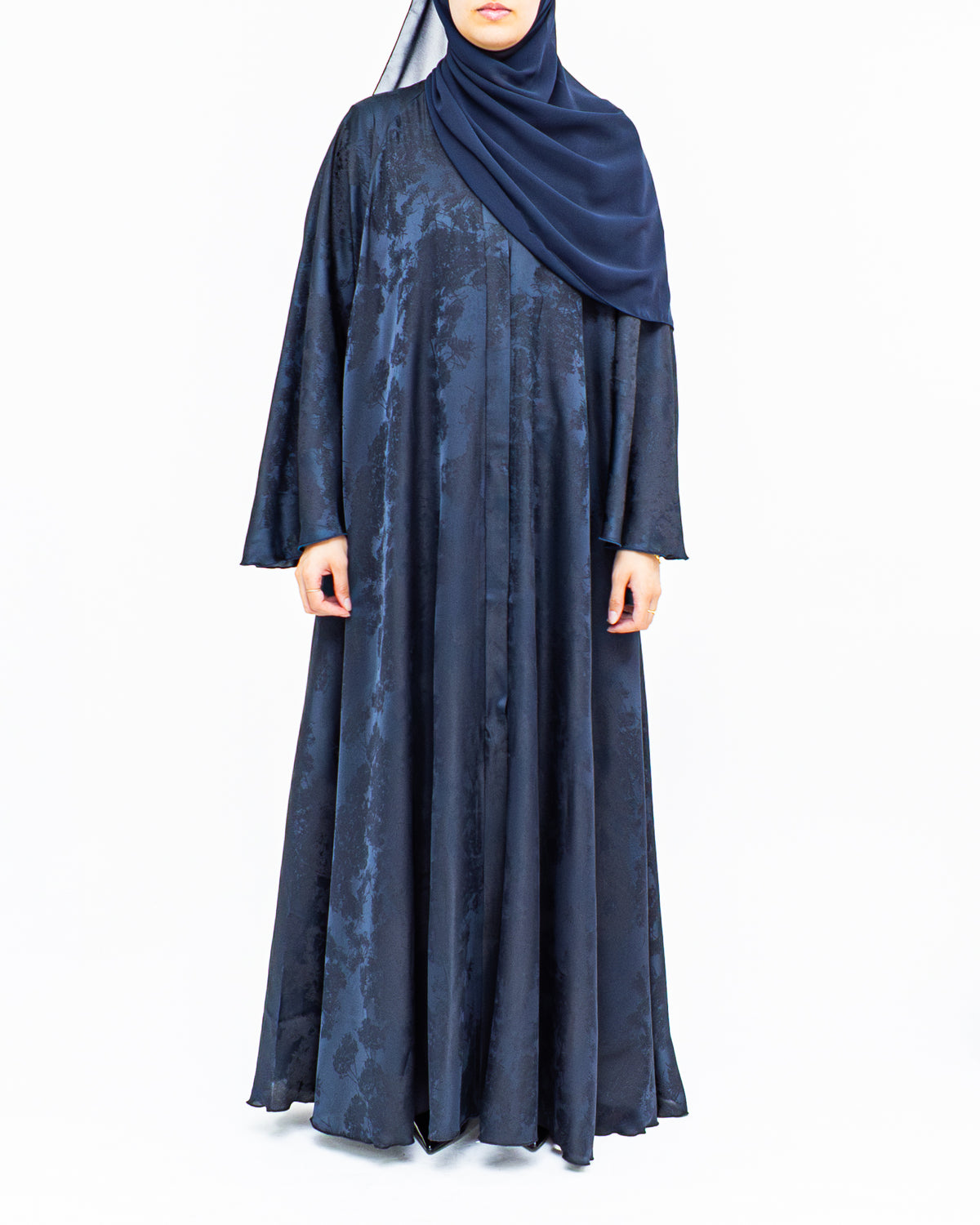 Midnight Flare Abaya and Hijab - Limited Edition