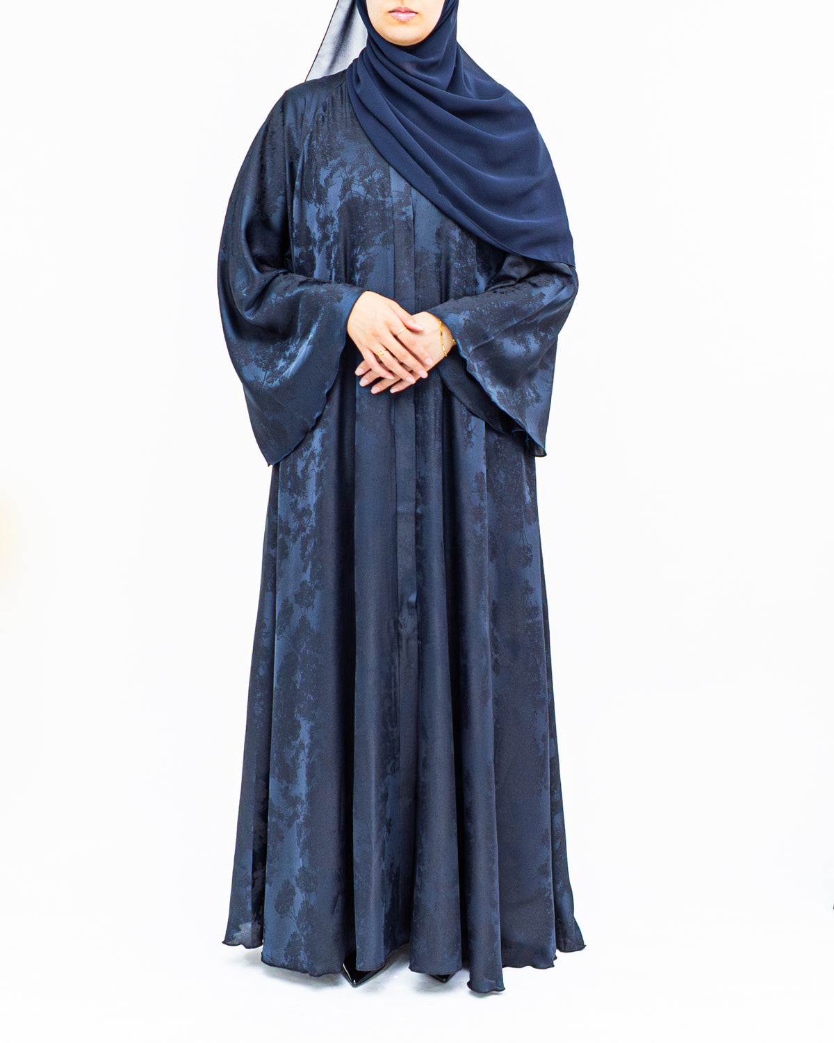 Midnight Flare Abaya and Hijab - Limited Edition