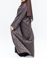 Mahogany Floral Abaya & Hijab