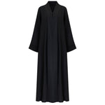 Black Classic Abaya - CO - VRD