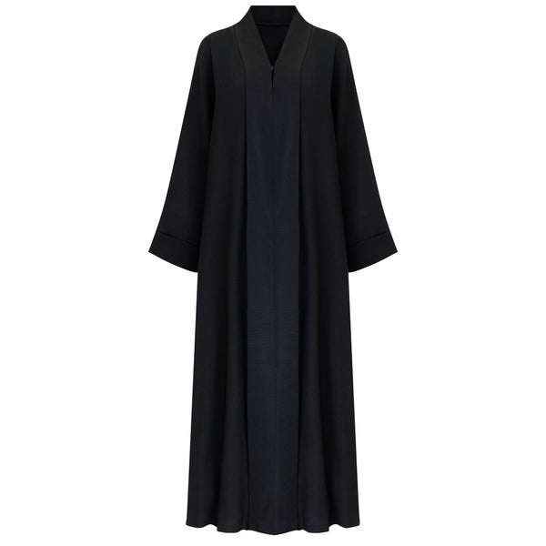 Black Classic Abaya - CO - VRD