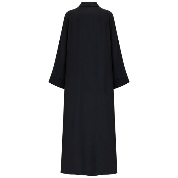 Black Classic Abaya - CO - VRD