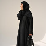 Black Classic Abaya - CO - VRD