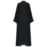 Black Flow Abaya - with Inner - Dress & Hijab - CO - VRD