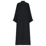 Black Flow Abaya - with Inner - Dress & Hijab - CO - VRD
