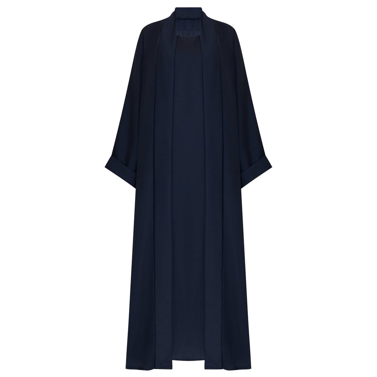 Blue Flow Abaya - with Inner - Dress & Hijab - CO - VRD