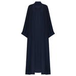 Blue Flow Abaya - with Inner - Dress & Hijab - CO - VRD