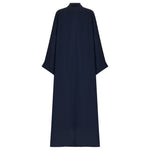 Blue Flow Abaya - with Inner - Dress & Hijab - CO - VRD