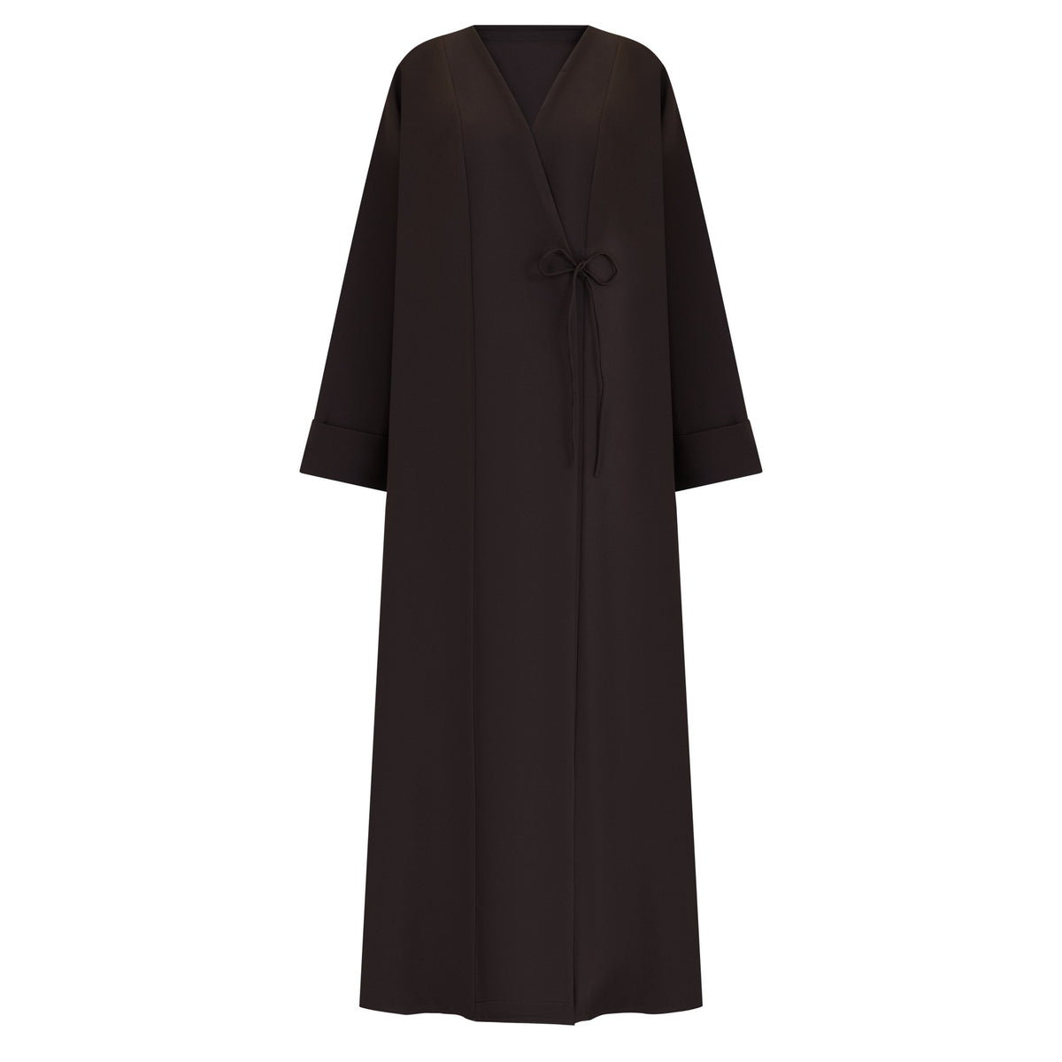 Brown Tie Abaya & Hijab - CO - VRD
