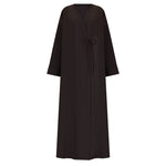 Brown Tie Abaya & Hijab - CO - VRD