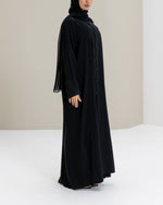 Button - Detail Abaya in Black and Hijab - CO - VRD