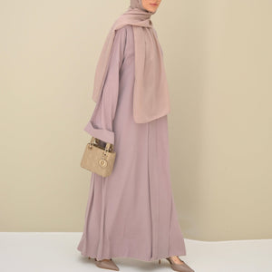 Dusty Mauve Abaya - CO - VRD