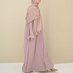 Dusty Mauve Abaya - CO - VRD