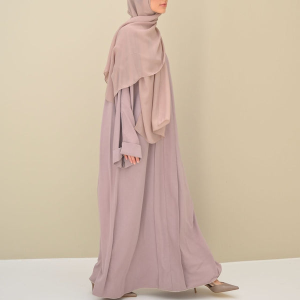 Dusty Mauve Abaya - CO - VRD