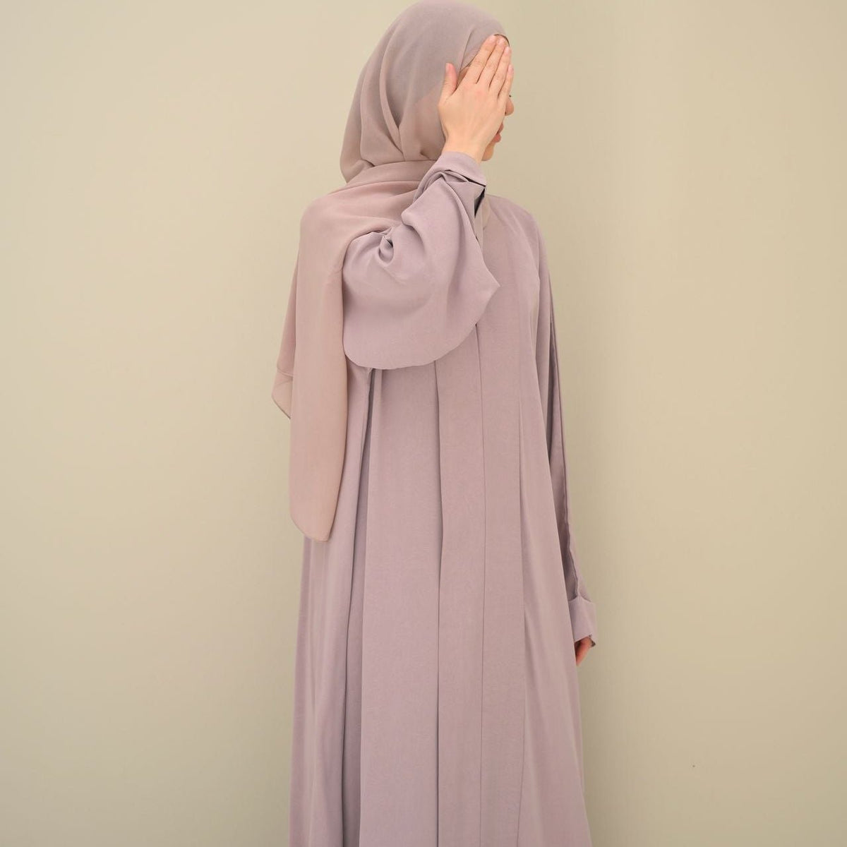 Dusty Mauve Abaya - CO - VRD
