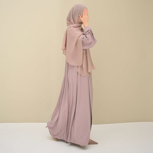 Dusty Mauve Abaya - CO - VRD