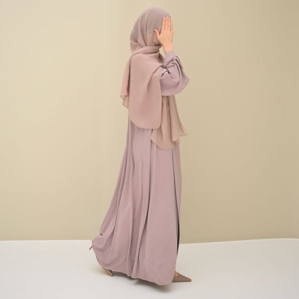 Dusty Mauve Abaya - CO - VRD