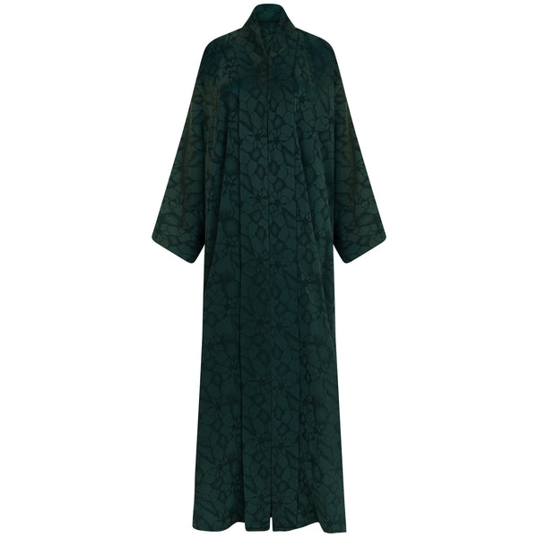 Emerald Satin Abaya - CO - VRD