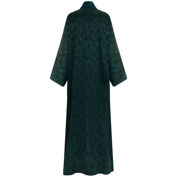 Emerald Satin Abaya - CO - VRD