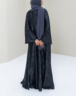 Graphite Flare Abaya and Hijab - CO - VRD