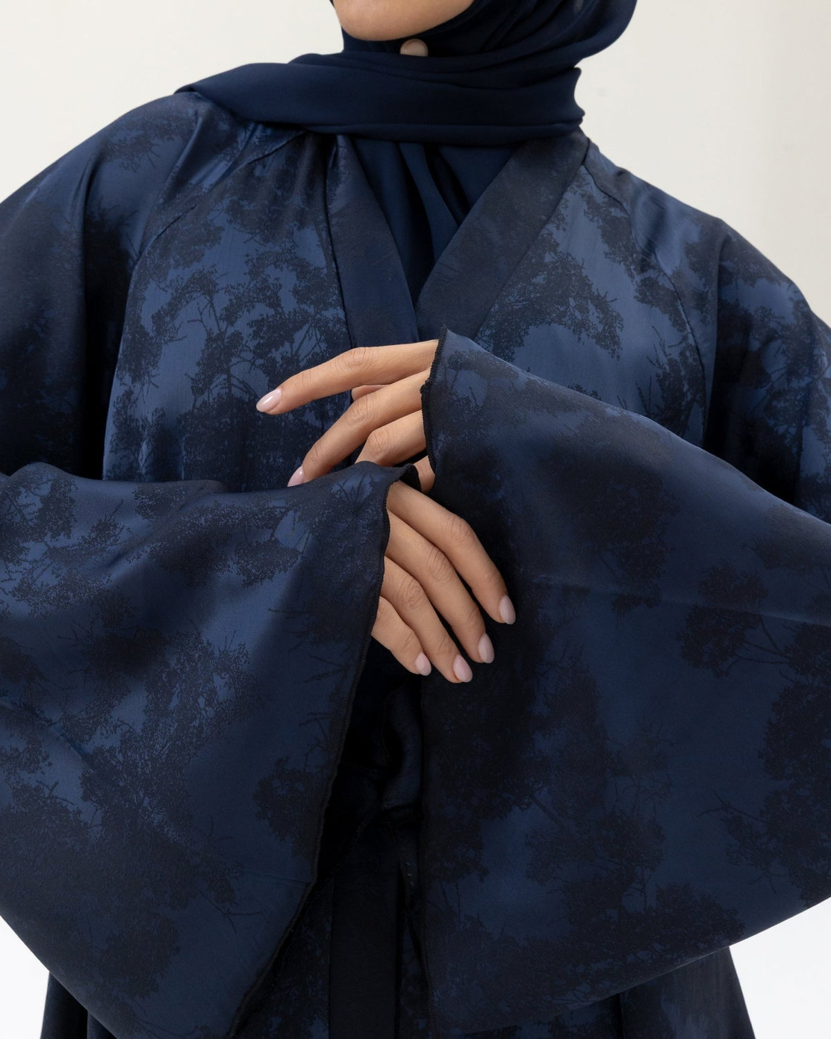 Marine Flare Abaya and Hijab - CO - VRD