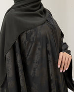 Olive Flare Abaya and Hijab - CO - VRD