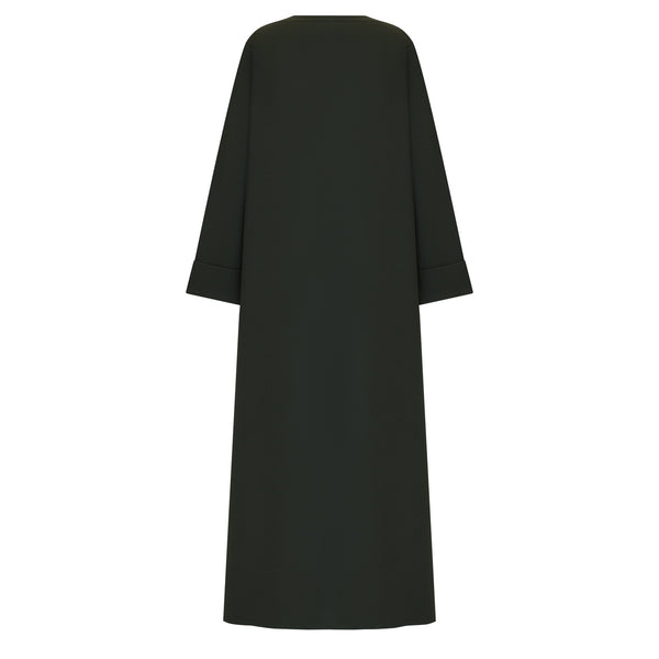 Olive Tie Abaya & Hijab - CO - VRD
