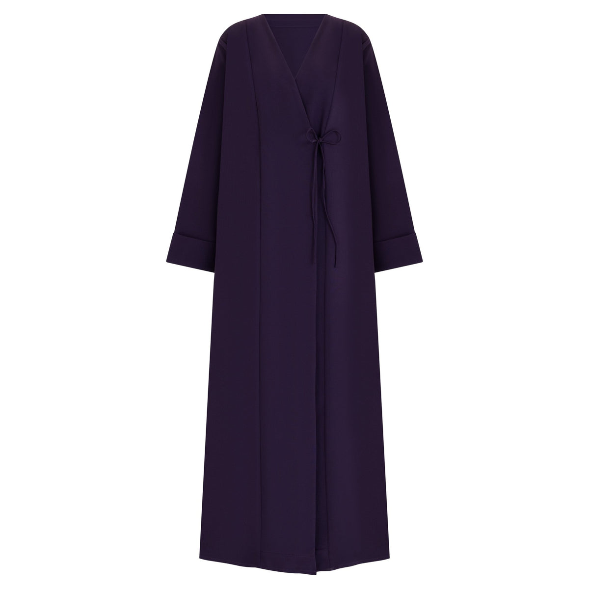 Plum Tie Abaya & Hijab - CO - VRD