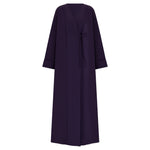 Plum Tie Abaya & Hijab - CO - VRD