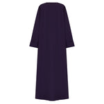 Plum Tie Abaya & Hijab - CO - VRD