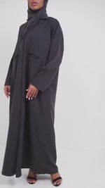 Blazer Abaya in Grey