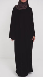 Dark Chocolate Velvet Abaya - Ramadan Collection 2026 | CO-VRD